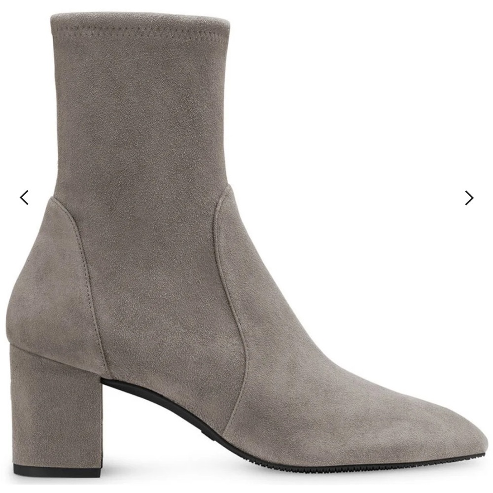 Stuart Weitzman Gray Heeled Boots